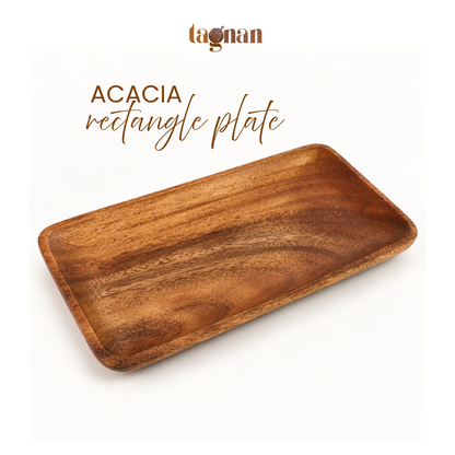 Rectangle Plate made from Acacia wood 10.80x5.25