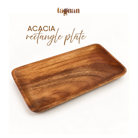 Rectangle Plate made from Acacia wood 10.80x5.25