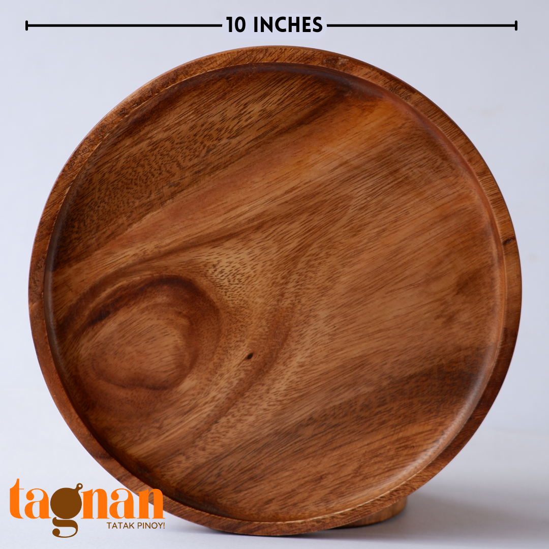 Nordic Round Plate/Tray made from Acacia Wood