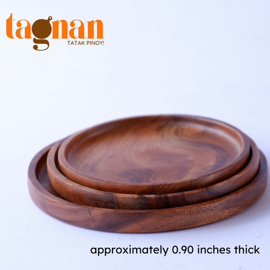 Nordic Round Plate/Tray made from Acacia Wood