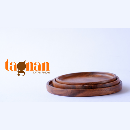 Nordic Round Plate/Tray made from Acacia Wood