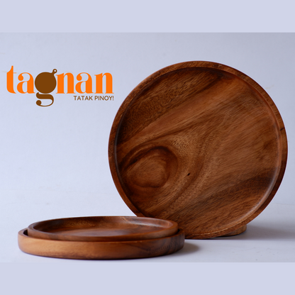 Nordic Round Plate/Tray made from Acacia Wood