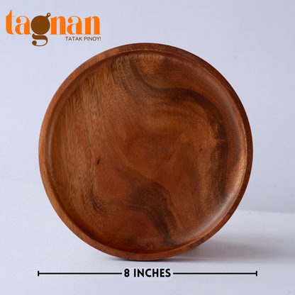 Nordic Round Plate/Tray made from Acacia Wood