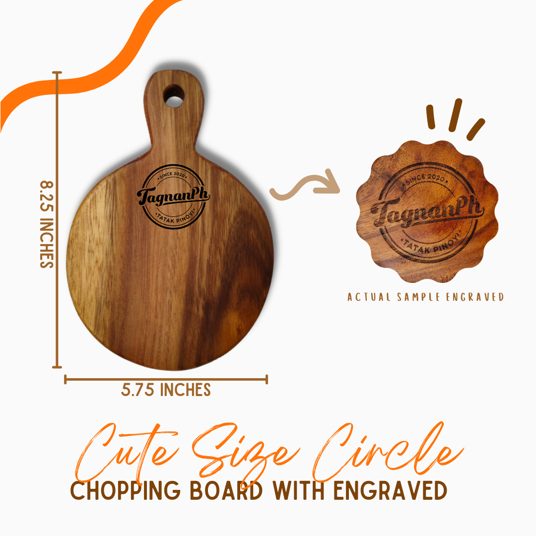 Cute Size Paddle Chopping Board made from acacia wood