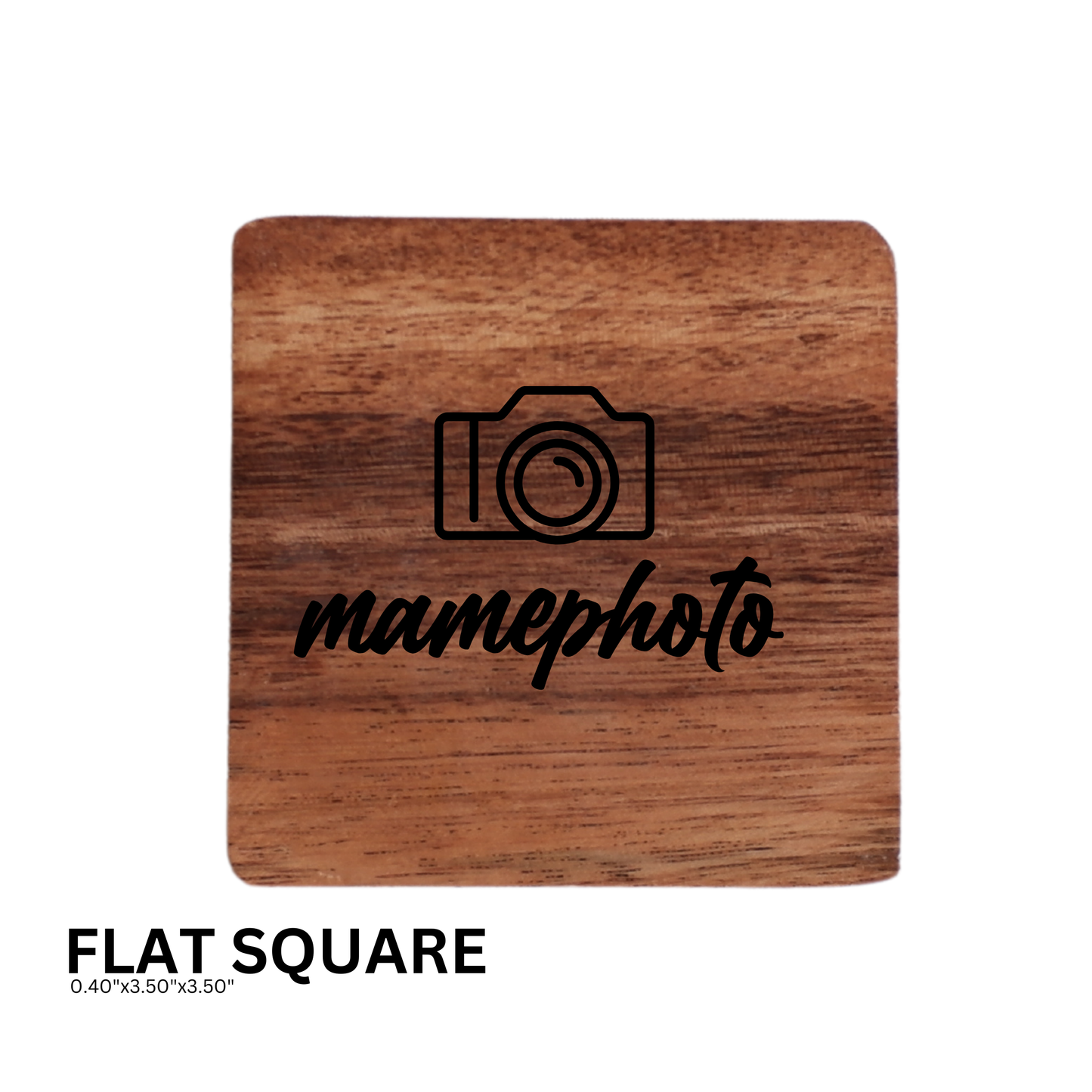 Personalized Coaster made from Acacia Wood