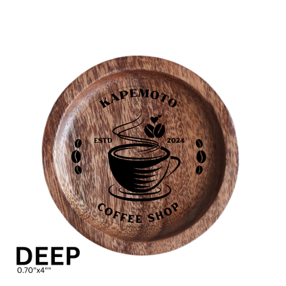 Personalized Coaster made from Acacia Wood