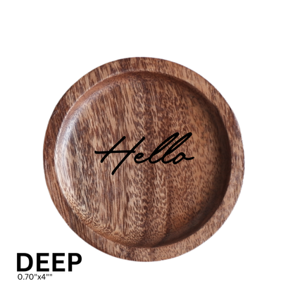 Personalized Coaster made from Acacia Wood