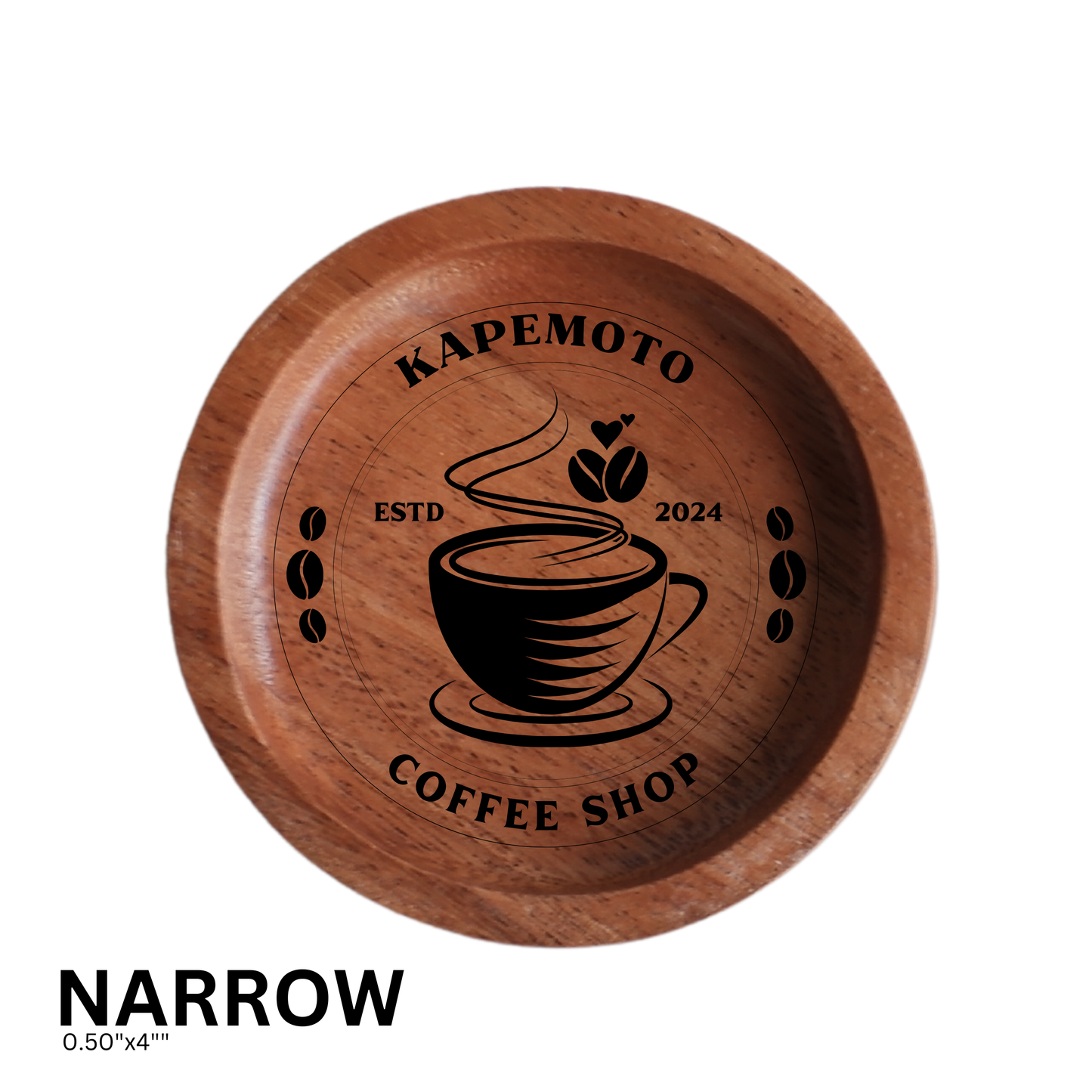 Personalized Coaster made from Acacia Wood