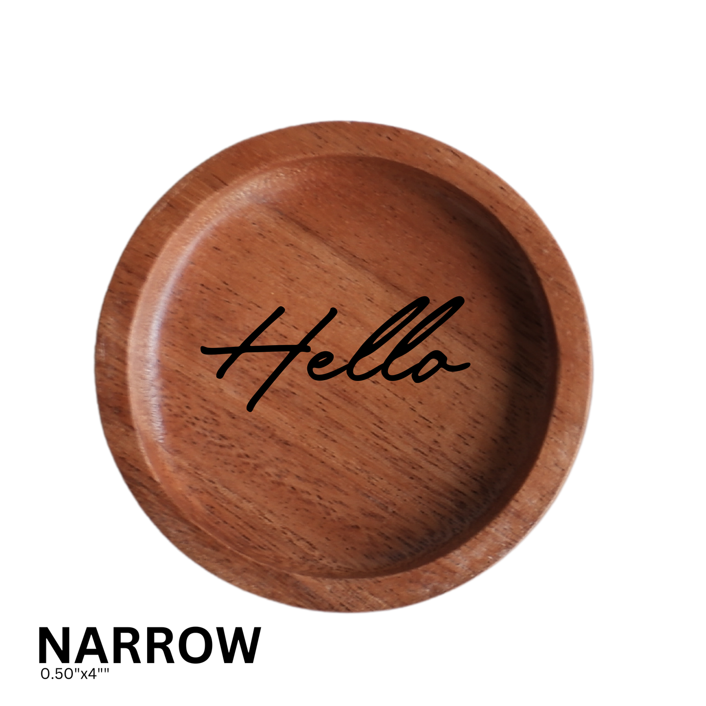 Personalized Coaster made from Acacia Wood