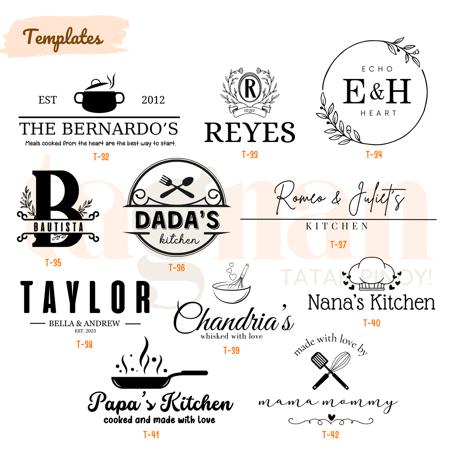 Big boards with Personalized Engraving made from Acacia Wood