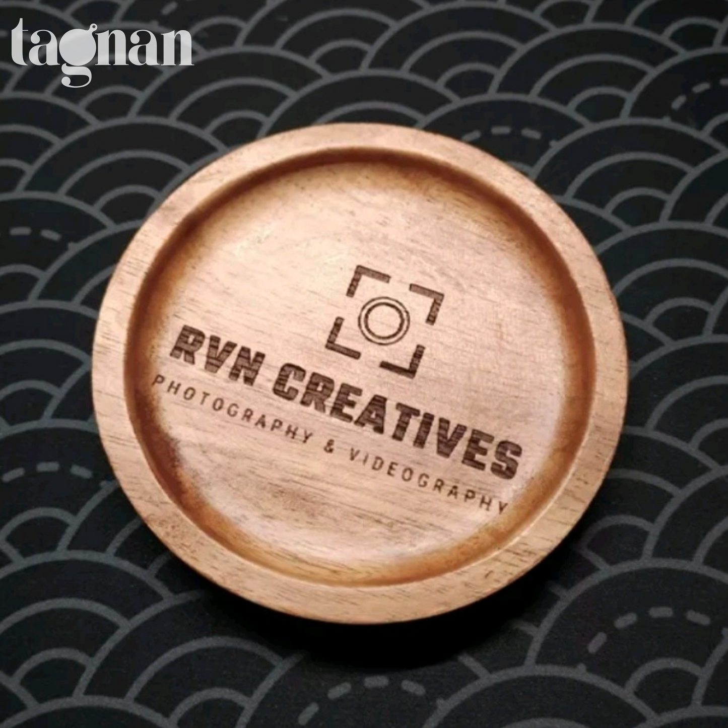 Personalized Coaster made from Acacia Wood