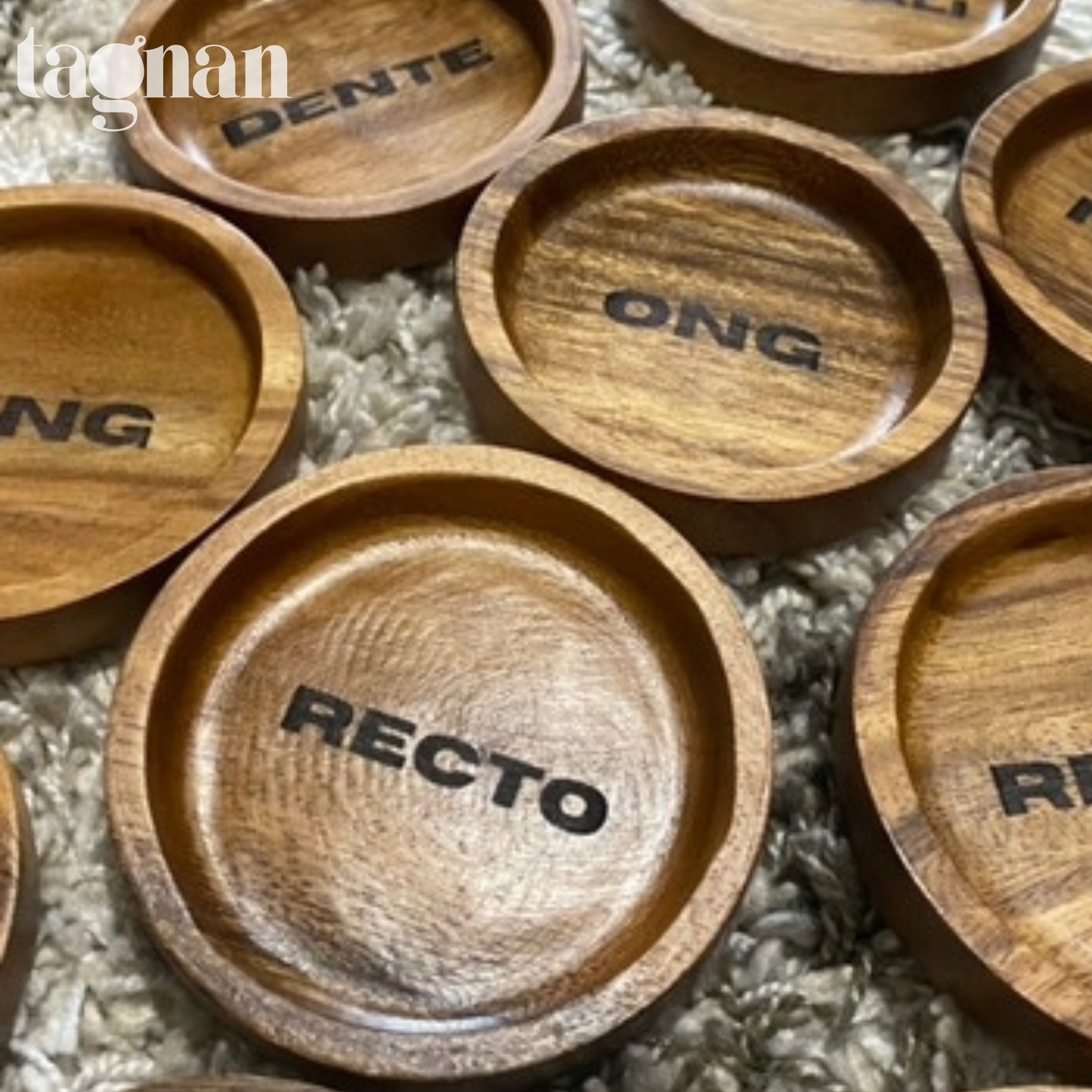 Personalized Coaster made from Acacia Wood