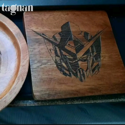 Personalized Coaster made from Acacia Wood