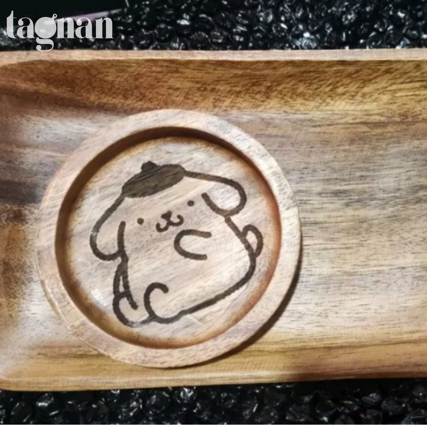 Personalized Coaster made from Acacia Wood