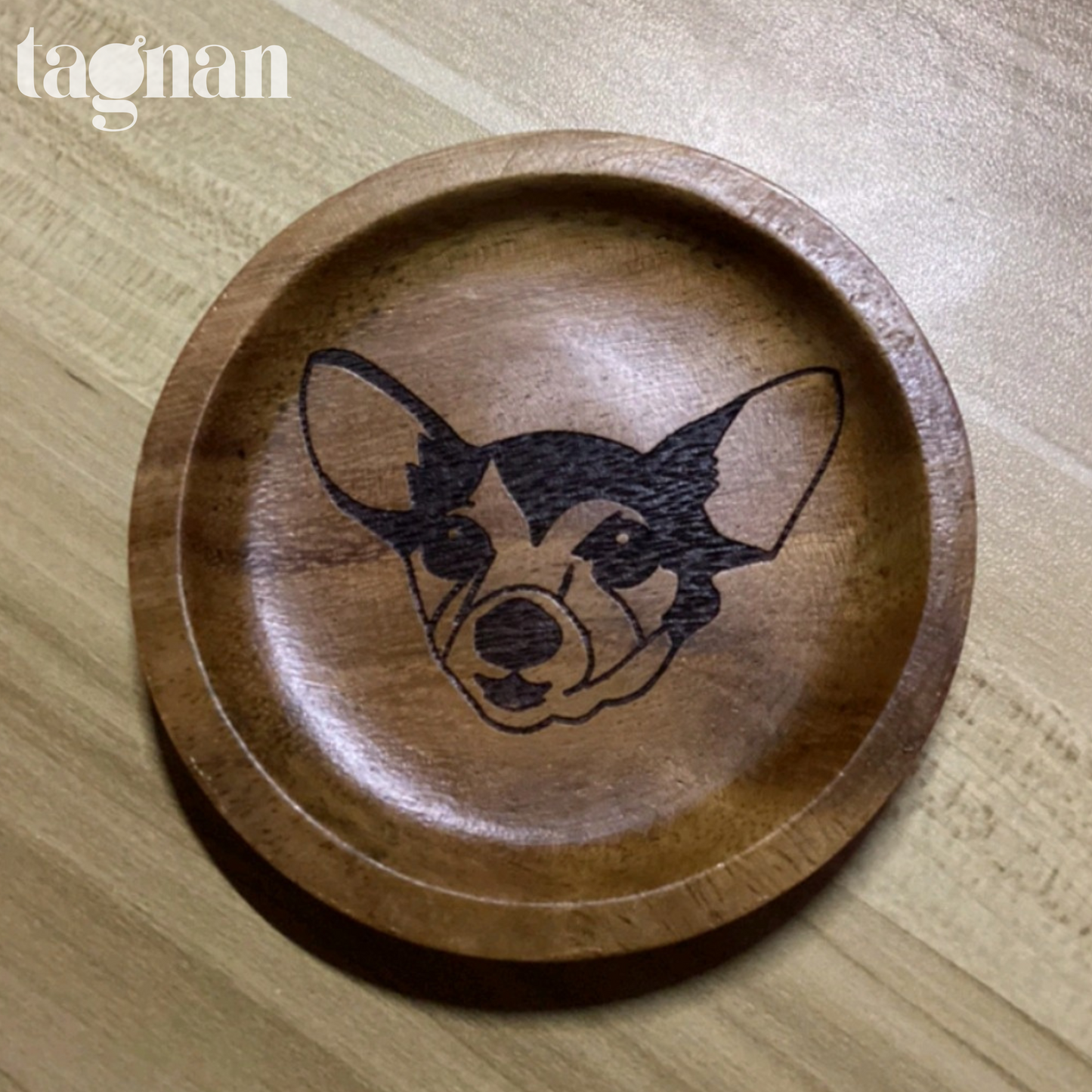 Personalized Coaster made from Acacia Wood
