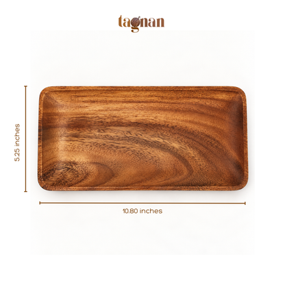 Rectangle Plate made from Acacia wood 10.80x5.25