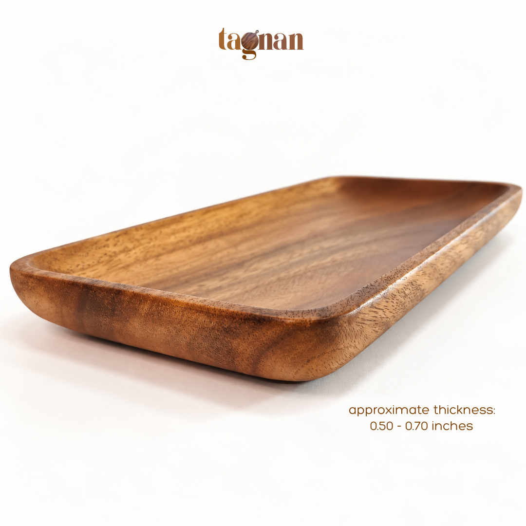 Rectangle Plate made from Acacia wood 10.80x5.25