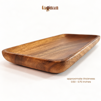 Rectangle Plate made from Acacia wood 10.80x5.25