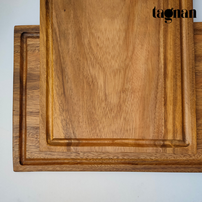 Rectangle Steak Board/Chopping Board made from acacia wood