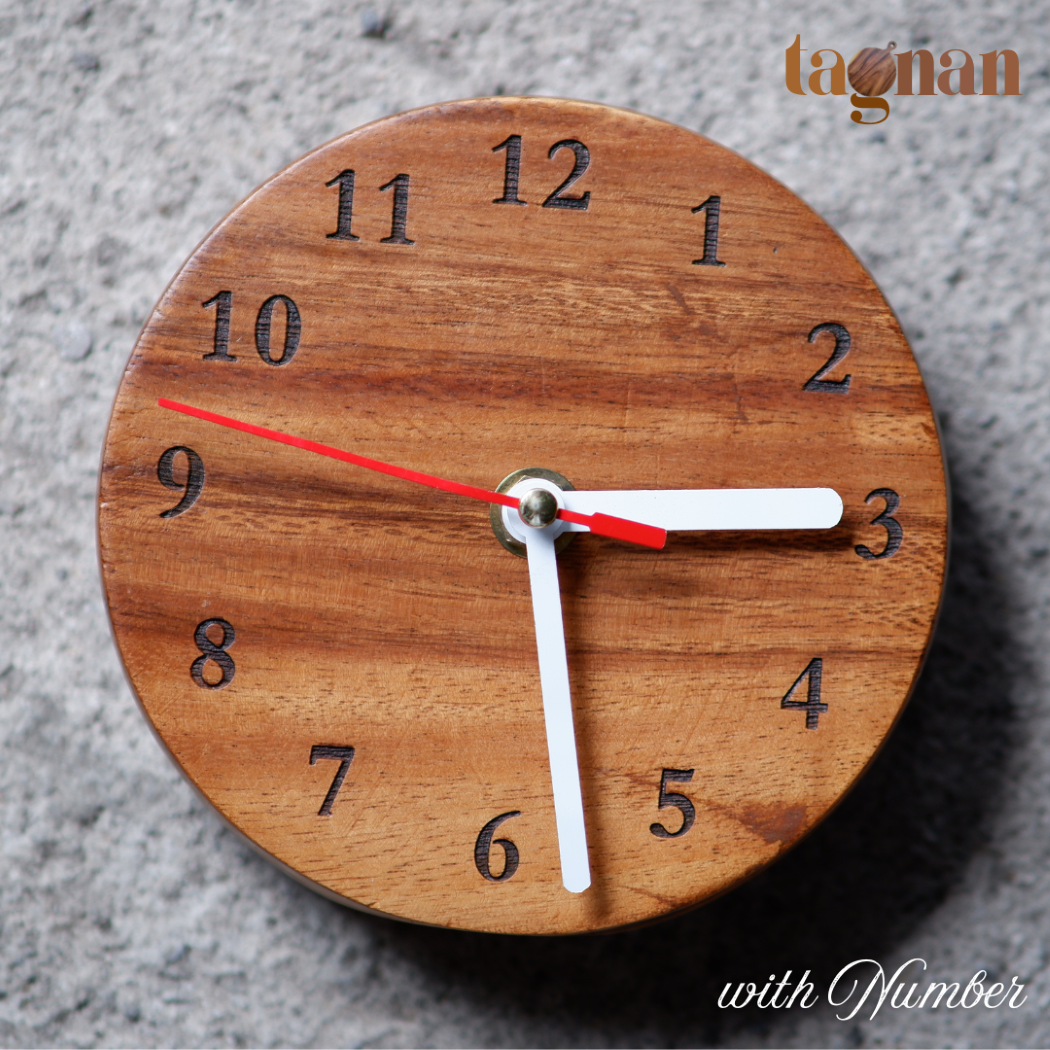 Desk Wooden Clock